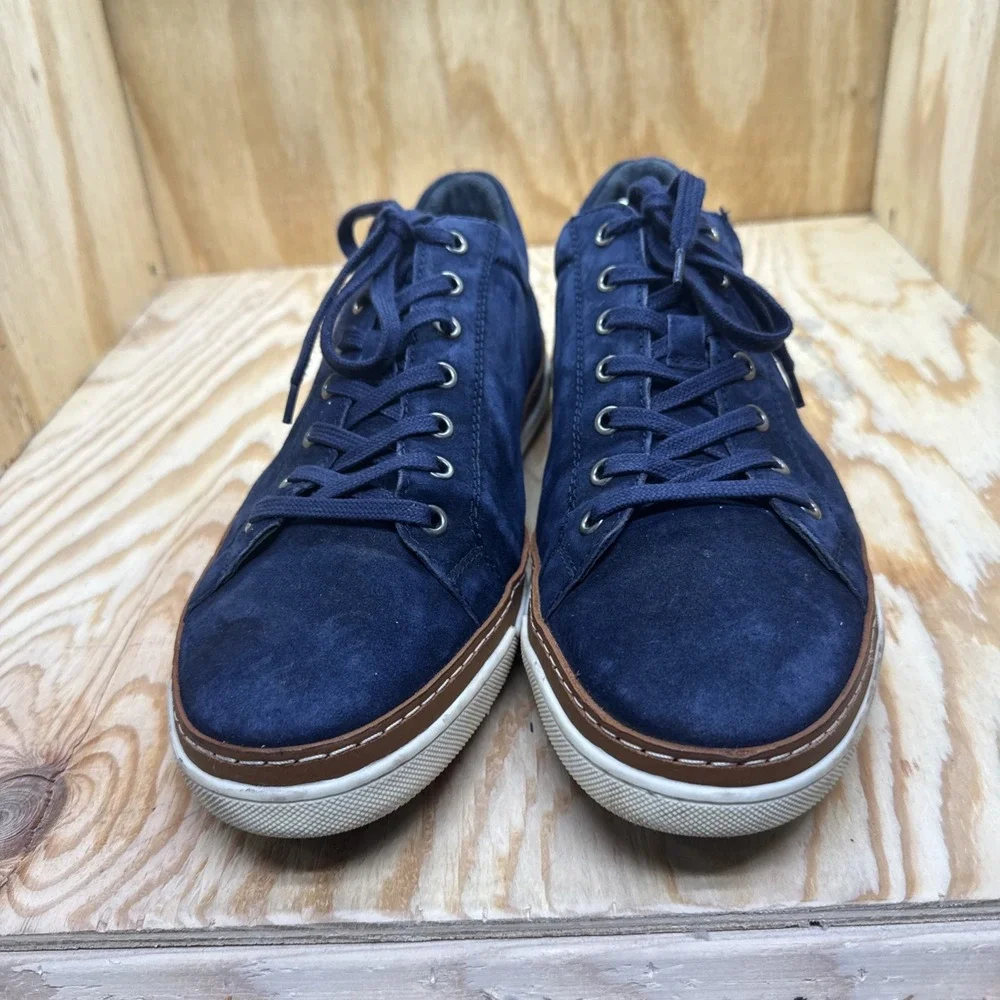 Allen Edmonds‎ Blue Suede Shoes 40 | 7 Porter Sneakers Made in Portugal Casual